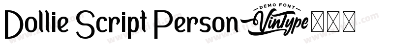 Dollie Script Person字体转换 Dollie Script Person字体转换